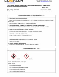 Fisa cu Date de Securitate 