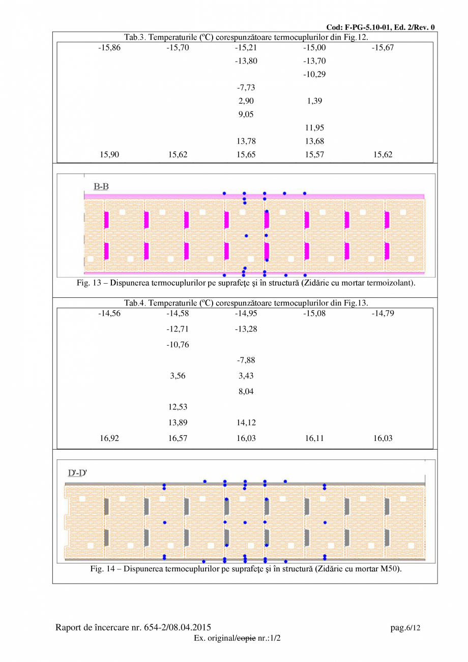 Pagina 6-Studiu termotehnic caramida Evoceramic CEMACON EVOCERAMIC EC 44 LM Catalog, brosura Romana  de tip...
