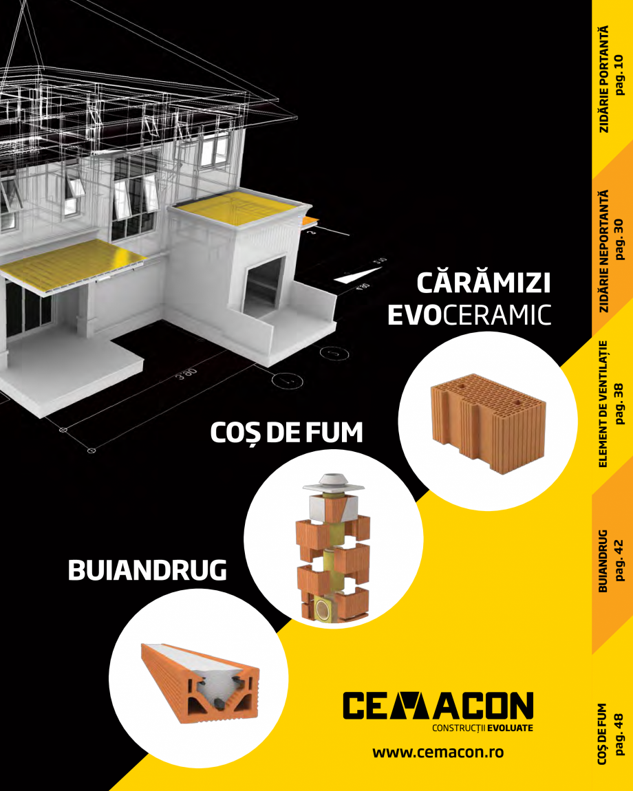 Pagina 1-Catalog produse 2017 CEMACON Catalog, brosura Romana pag. 48

pag. 42

pag. 38

CĂRĂMIZI...