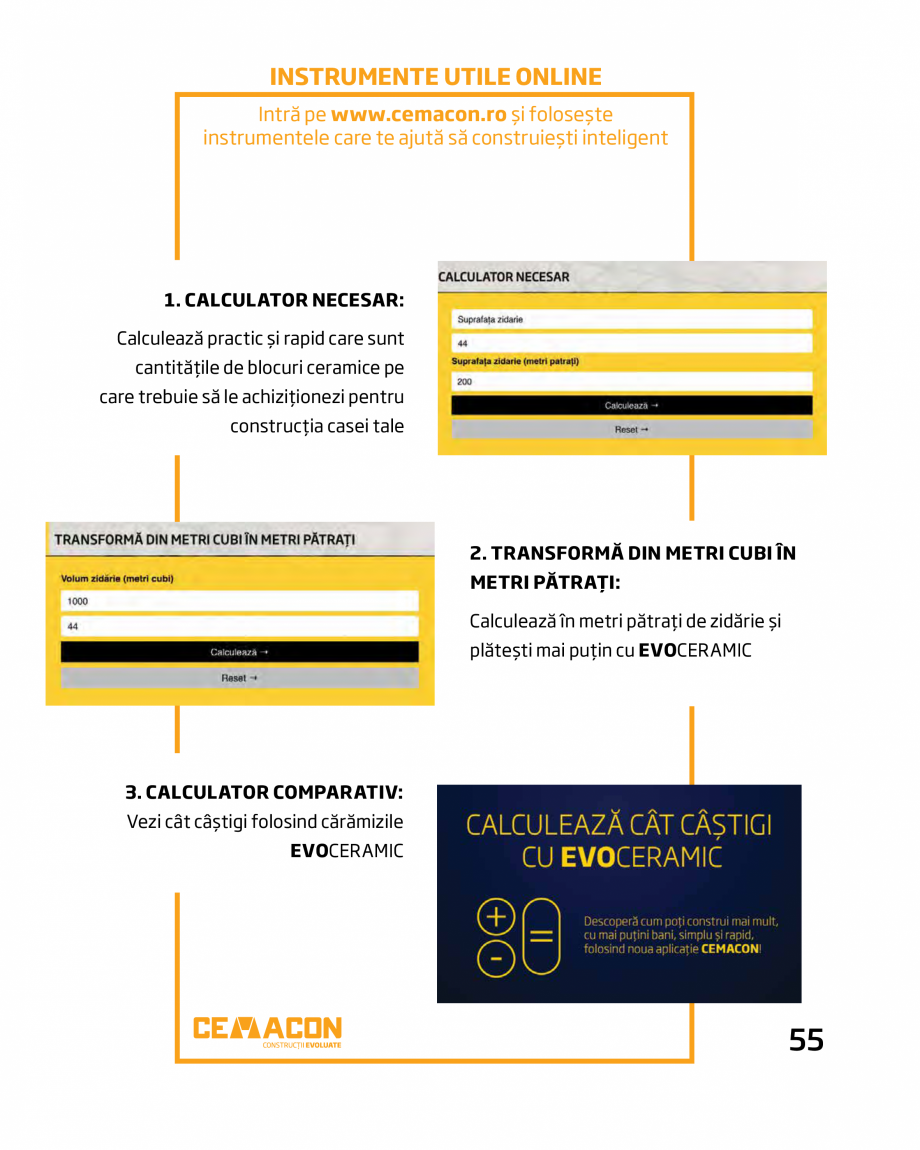 Pagina 55-Catalog produse 2017 CEMACON Catalog, brosura Romana 