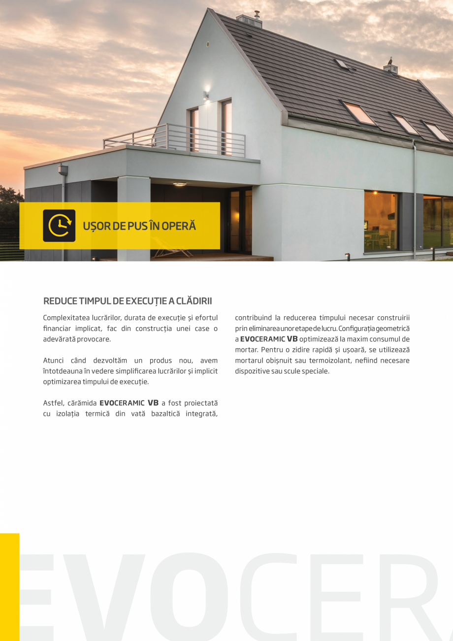 Pagina 4-Primul bloc ceramic portant cu vata bazaltica integrata CEMACON EVOCERAMIC EC 44 VB Catalog, brosura...