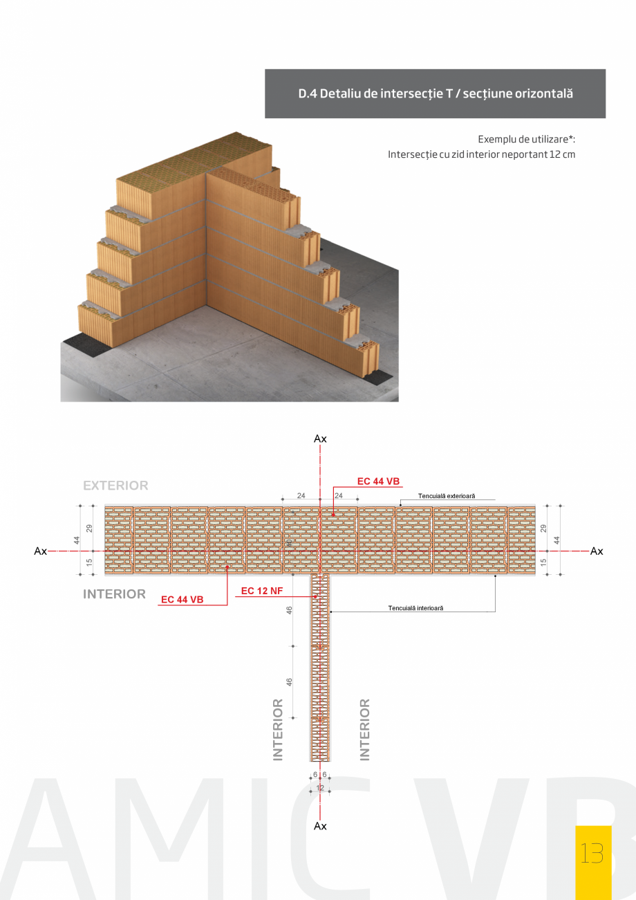 Pagina 13-Primul bloc ceramic portant cu vata bazaltica integrata CEMACON EVOCERAMIC EC 44 VB Catalog, brosura...