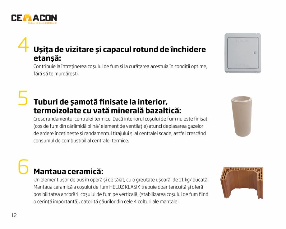 Pagina 12-Cosuri de fum - Construieste inteligent pentru cei care iti sunt aproape HELUZ Catalog, brosura...