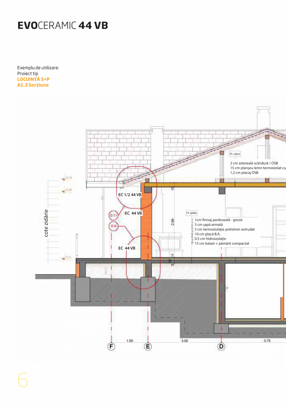 Pagina 6-Detalii de executie CEMACON EVOCERAMIC 44 VB Instructiuni montaj, utilizare Romana B

INTERIOR

43

...