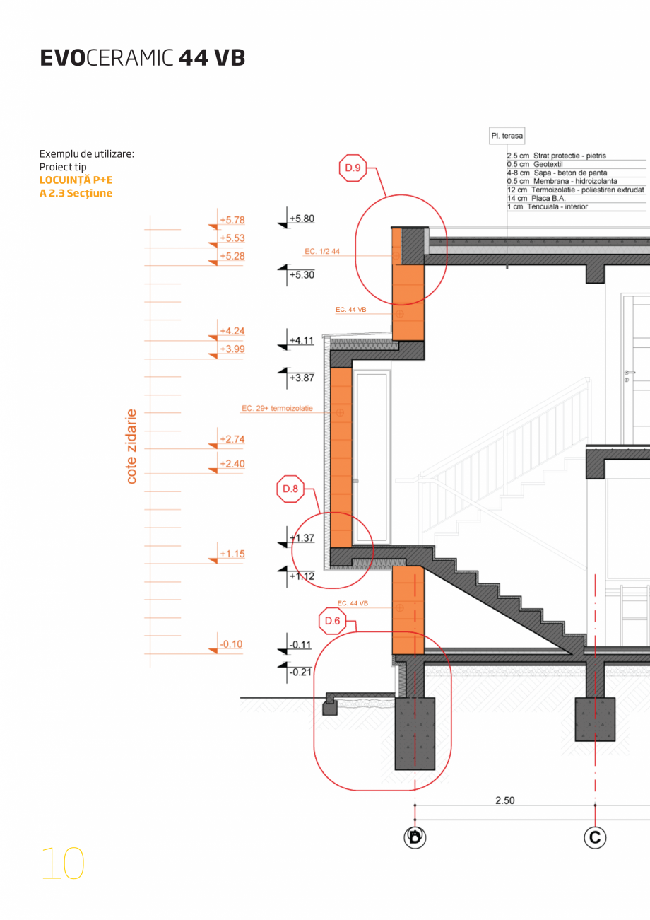 Pagina 10-Detalii de executie CEMACON EVOCERAMIC 44 VB Instructiuni montaj, utilizare Romana  Marius

Desenat
...