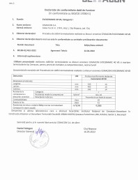 Declaratia de conformitate EC 40 VB cat. I