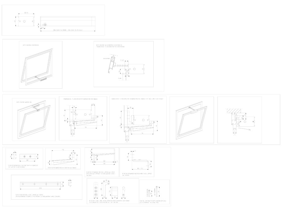 Pagina 1-CAD-DWG Actuator electric cu lant SINTESI cursa maxima 380 mm KADRA Detaliu de montaj 