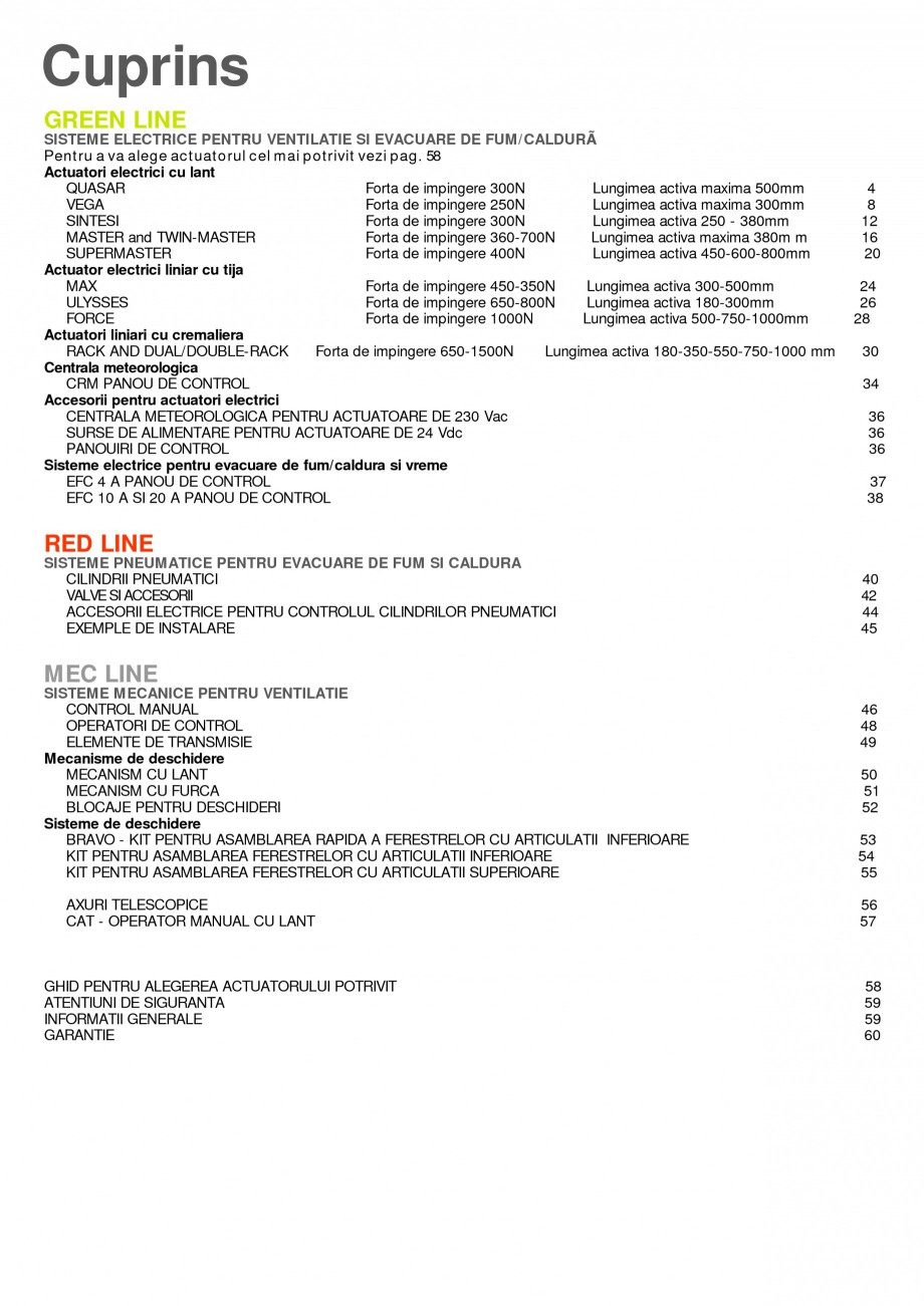 Pagina 3 - Sisteme pentru ventilatie si evacuare fum / caldura KADRA Catalog, brosura Romana va...