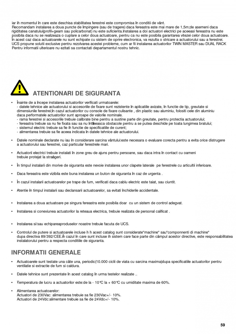 Pagina 58 - Sisteme pentru ventilatie si evacuare fum / caldura KADRA Catalog, brosura Romana ul...