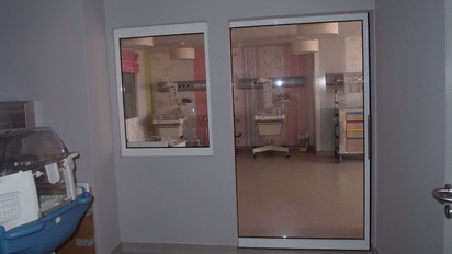 Exemplu de usa automata pentru sectorul medical Usi pentru sectorul medical Usi medicale automate
