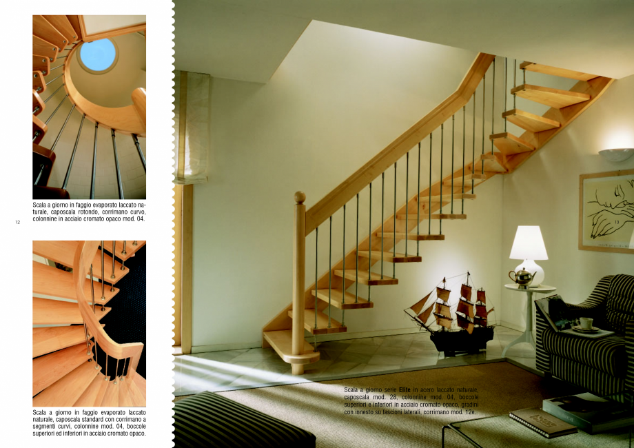 Pagina 7-Scari interioare drepte si balansate din lemn ESTFELLER ELITE, FANTASY, GLASS DESIGN, INOX DESIGN,...