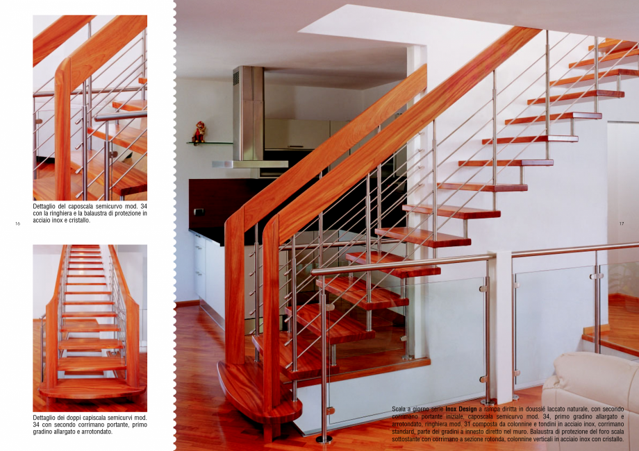 Pagina 9-Scari interioare drepte si balansate din lemn ESTFELLER ELITE, FANTASY, GLASS DESIGN, INOX DESIGN,...