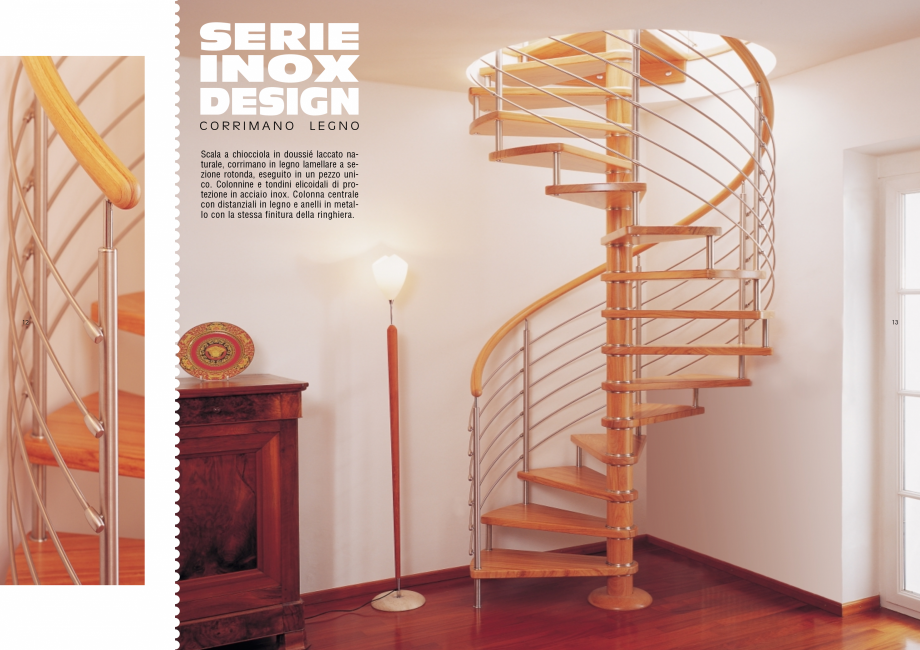 Pagina 7-Scari interioare elicoidale din lemn ESTFELLER TREND Spirala Catalog, brosura Italiana itolato
Scala...