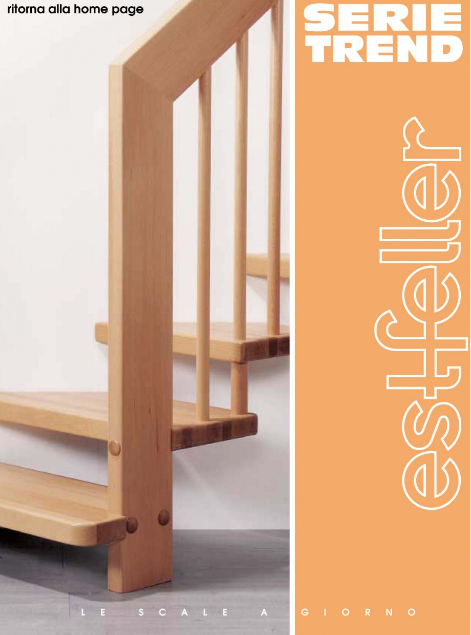 Pagina 1-Scari interioare ESTFELLER TREND Catalog, brosura Italiana La qualità esclusiva dei legni impiegati...