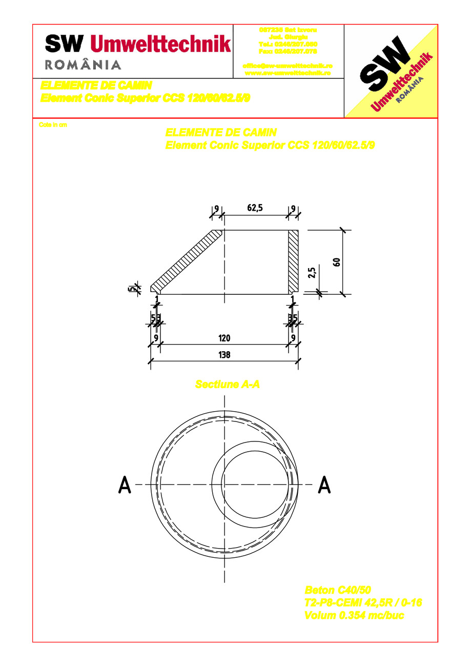 Pagina 1-CAD-PDF Element conic superior DN120 H60 SW UMWELTTECHNIK Detaliu de produs 