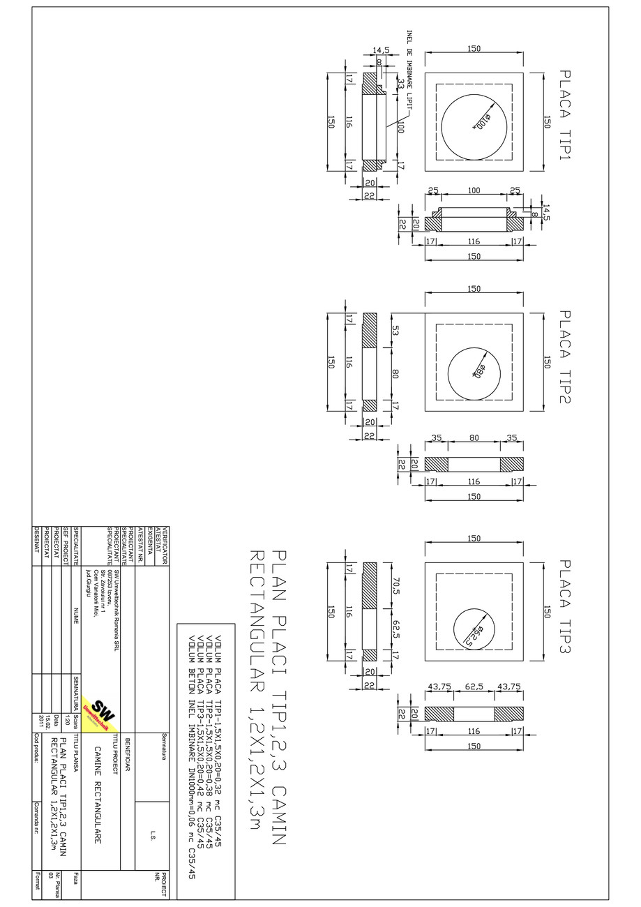 Pagina 1-CAD-PDF Placa camin rectangular Dint.1,2x1,2x1,3m SW UMWELTTECHNIK Detaliu de produs 