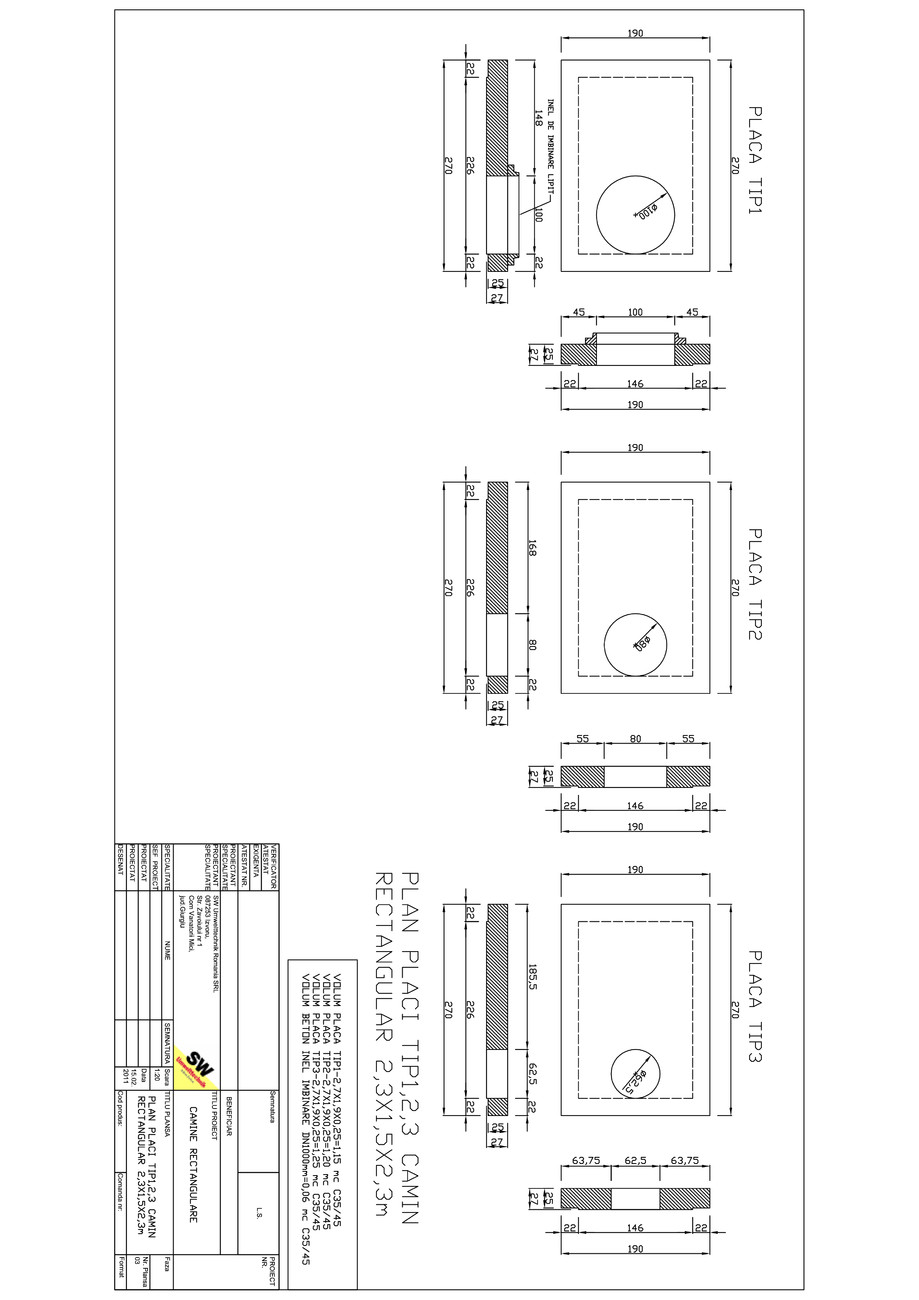 Pagina 1-CAD-PDF Placa camin rectangular Dint.2,3X1,5x2,3m SW UMWELTTECHNIK Detaliu de produs 
