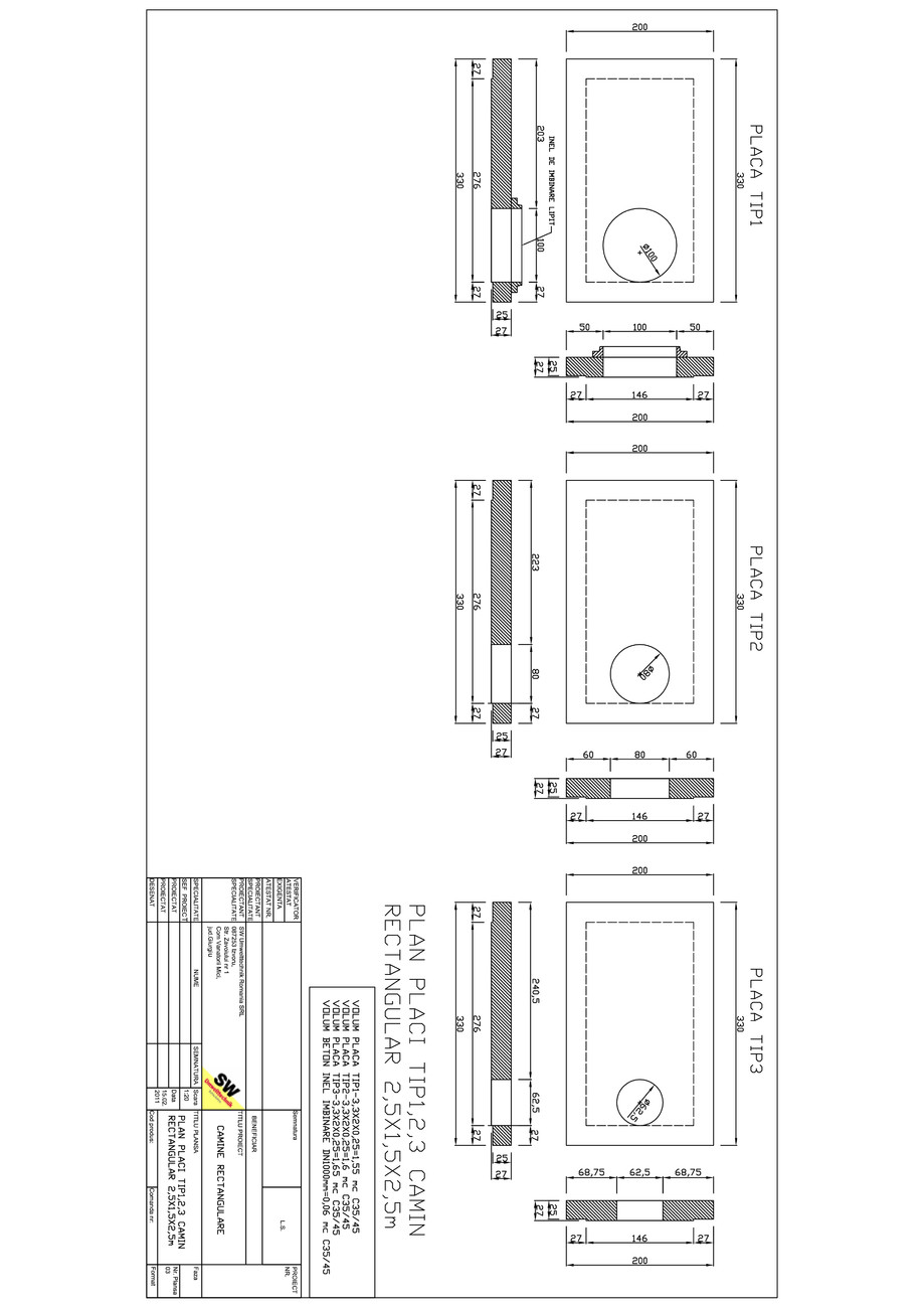 Pagina 1-CAD-PDF Placa camin rectangular Dint.2,8x1,5x2,75m SW UMWELTTECHNIK Detaliu de produs 