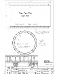 Tub DN1500mm L3m