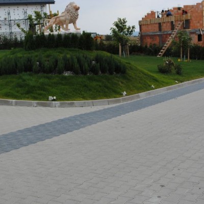 ELIS PAVAJE Model amenajare strada cu pavaj industrial - Pavele si borduri din beton pentru pavaje