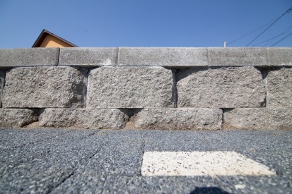Detaliu amenajare cu blocheti Compac III, Compac III drept Blocheti din beton de inalta rezistenta