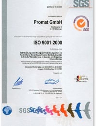 Certificat ISO 9001
