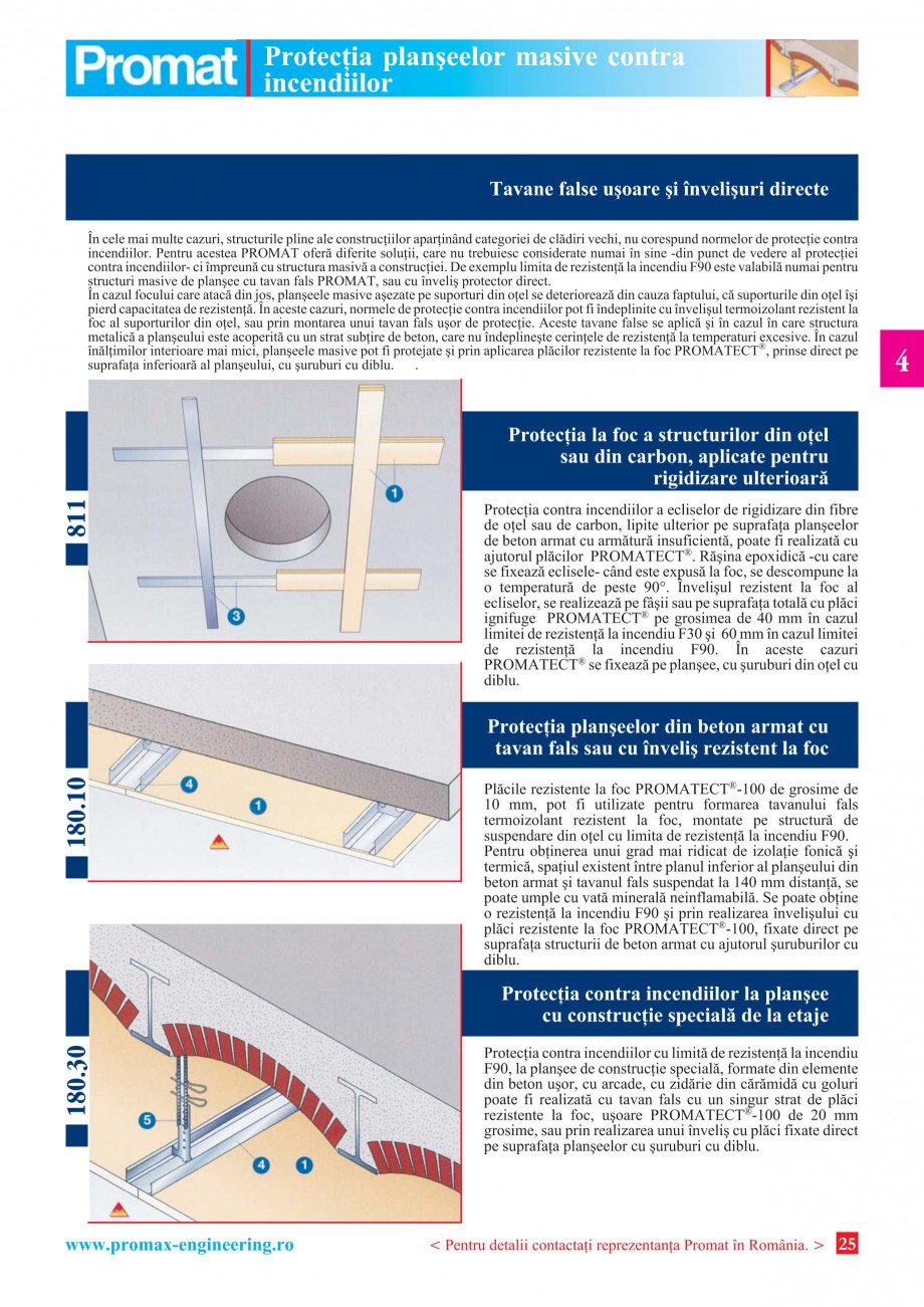 Pagina 25 - Catalog general de produse PROMAT Catalog, brosura Romana dupã amestecarea lui cu apã,...