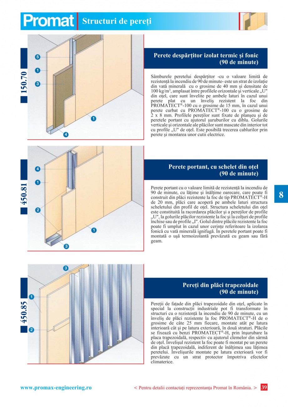 Pagina 39 - Catalog general de produse PROMAT Catalog, brosura Romana benzi ºi elemente de...