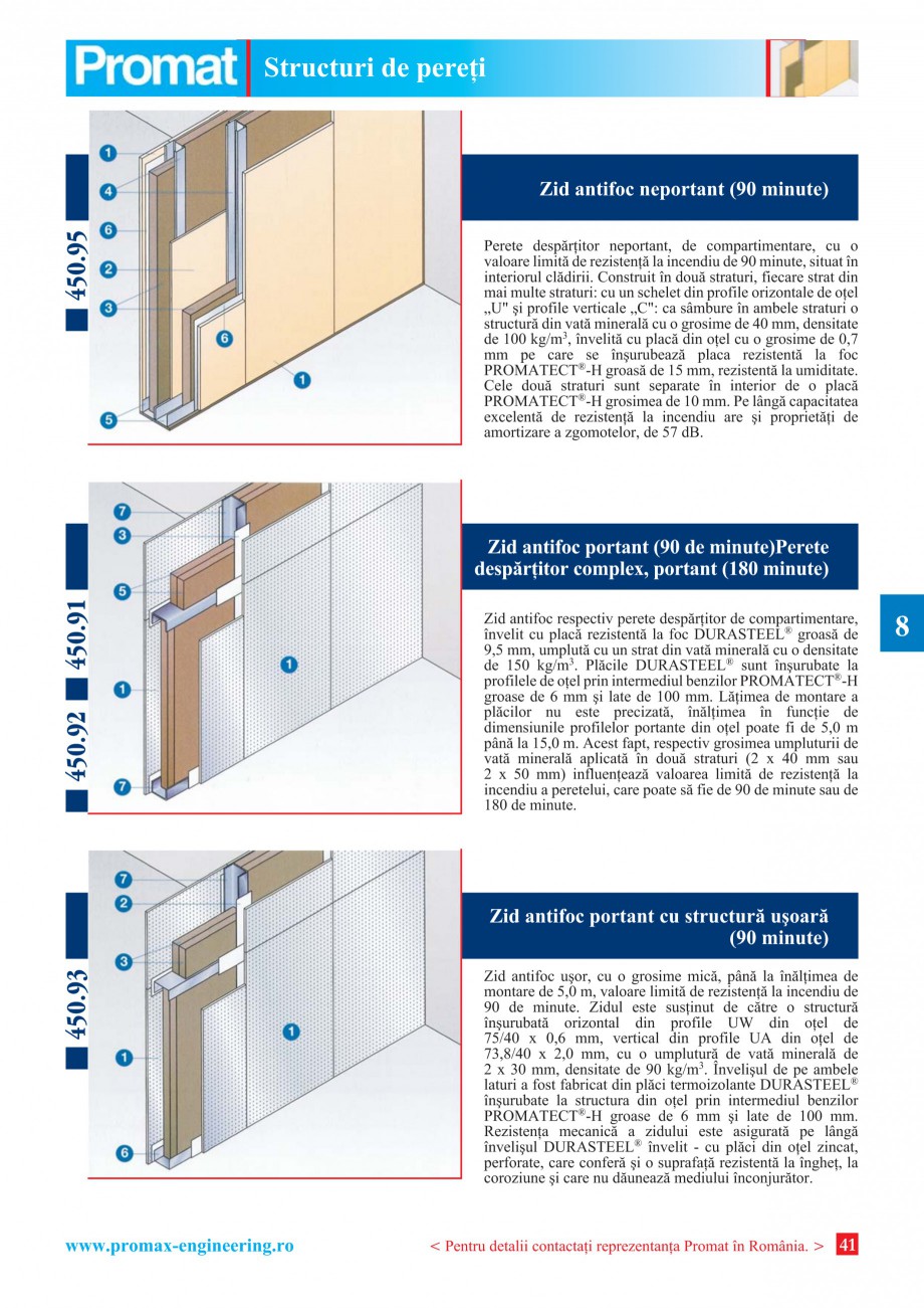 Pagina 41 - Catalog general de produse PROMAT Catalog, brosura Romana alte culori, cu ciment...
