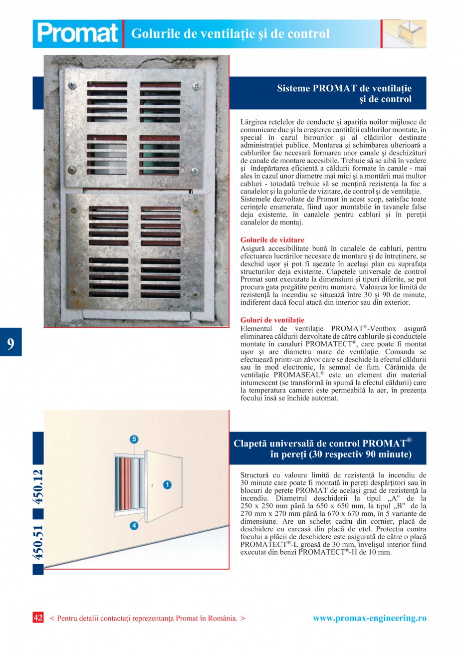 Pagina 42 - Catalog general de produse PROMAT Catalog, brosura Romana  timp de 6 luni.

18 < Pentru ...