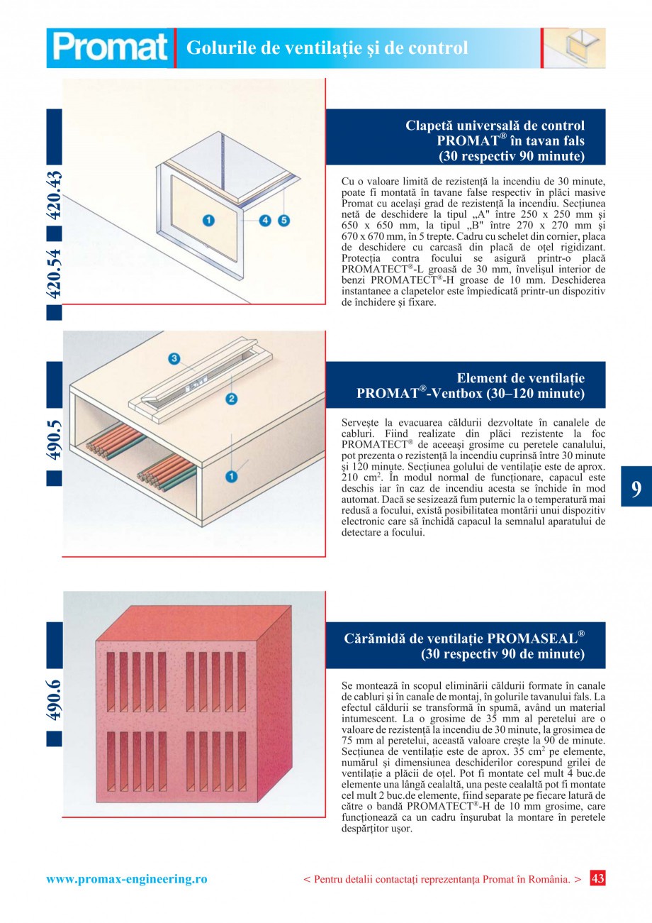 Pagina 43 - Catalog general de produse PROMAT Catalog, brosura Romana ADUR®-Color se aplicã acolo ...