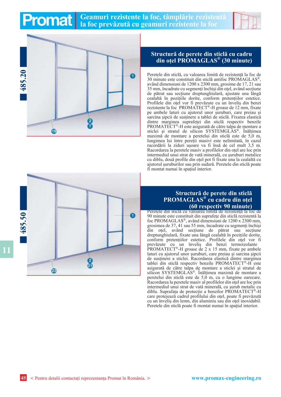 Pagina 48 - Catalog general de produse PROMAT Catalog, brosura Romana 3% volum Întãrire: în 35-60...
