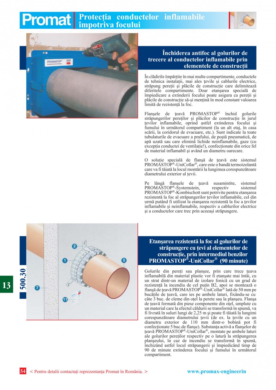 Pagina 54 - Catalog general de produse PROMAT Catalog, brosura Romana e bazã de tabele, prin...