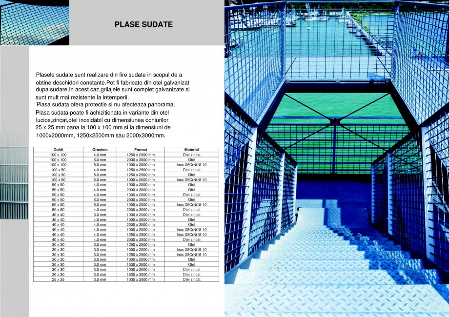 Pagina 1-Plasa sudata STANTOBANAT Fisa tehnica Romana PLASE SUDATE

Plasele sudate sunt realizare din fire...