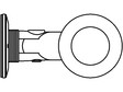 Conector pentru sticla - 02-21-21 F SADEV DECOR - Conectori