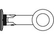 Conector pentru sticla - 02-21-23 F SADEV DECOR - Conectori