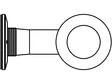 Conector pentru sticla - 02-24-26 F SADEV DECOR - Conectori