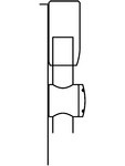 Sistem de fixare usi pivotante din sticla - 03-30-30-30 C SADEV DECOR - Sisteme de fixare