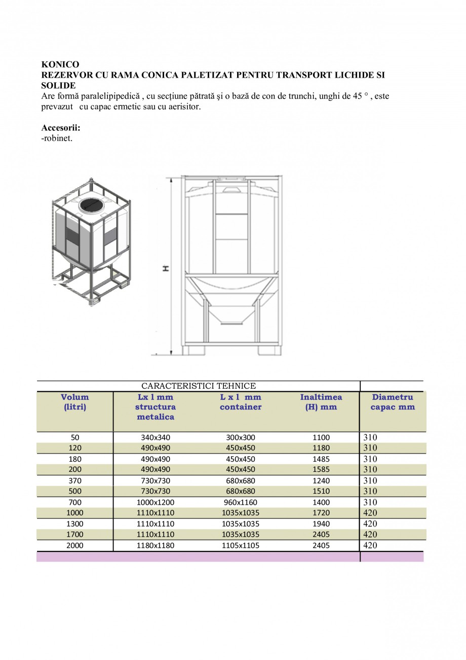 Pagina 15 - Rezervoare industriale NEW DESIGN COMPOSITE Fisa tehnica Romana 