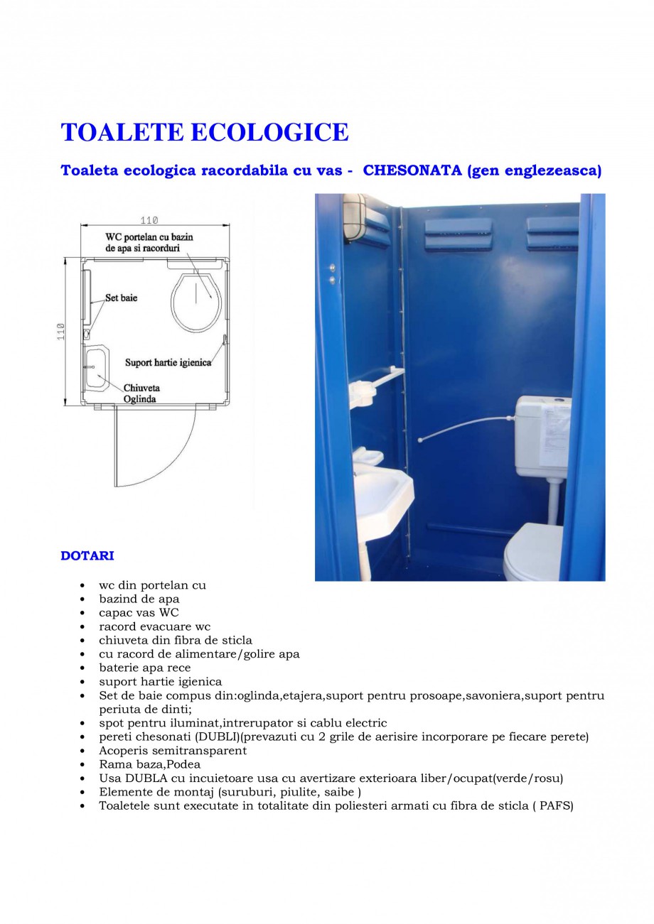 Pagina 8 - Cabine prefabricate si toalete ecologice NEW DESIGN COMPOSITE 2751, 1515, 1522, 1527,...