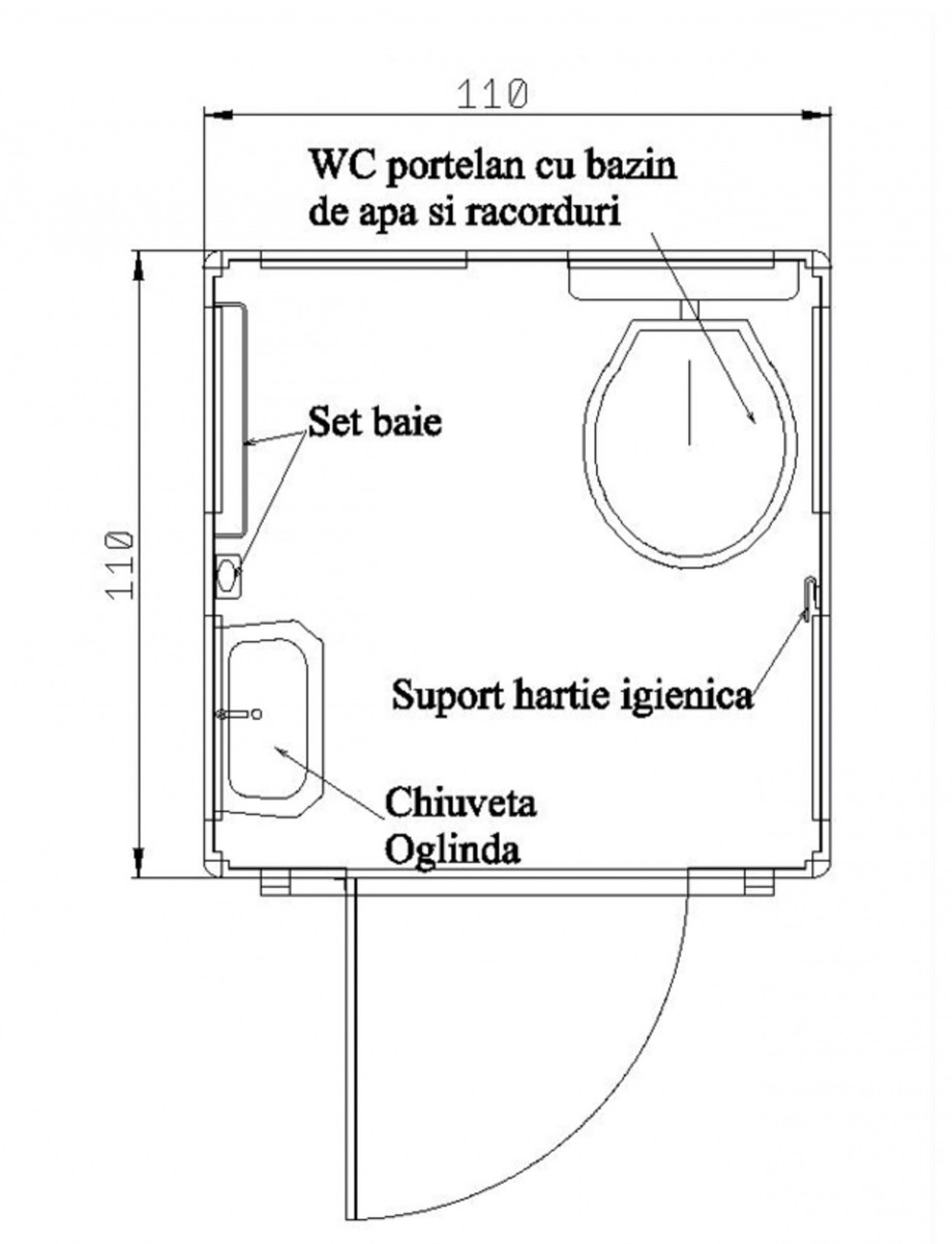 Pagina 1 - Toaleta ecologica racordabila cu vas chesonata NEW DESIGN COMPOSITE Fisa tehnica Romana 