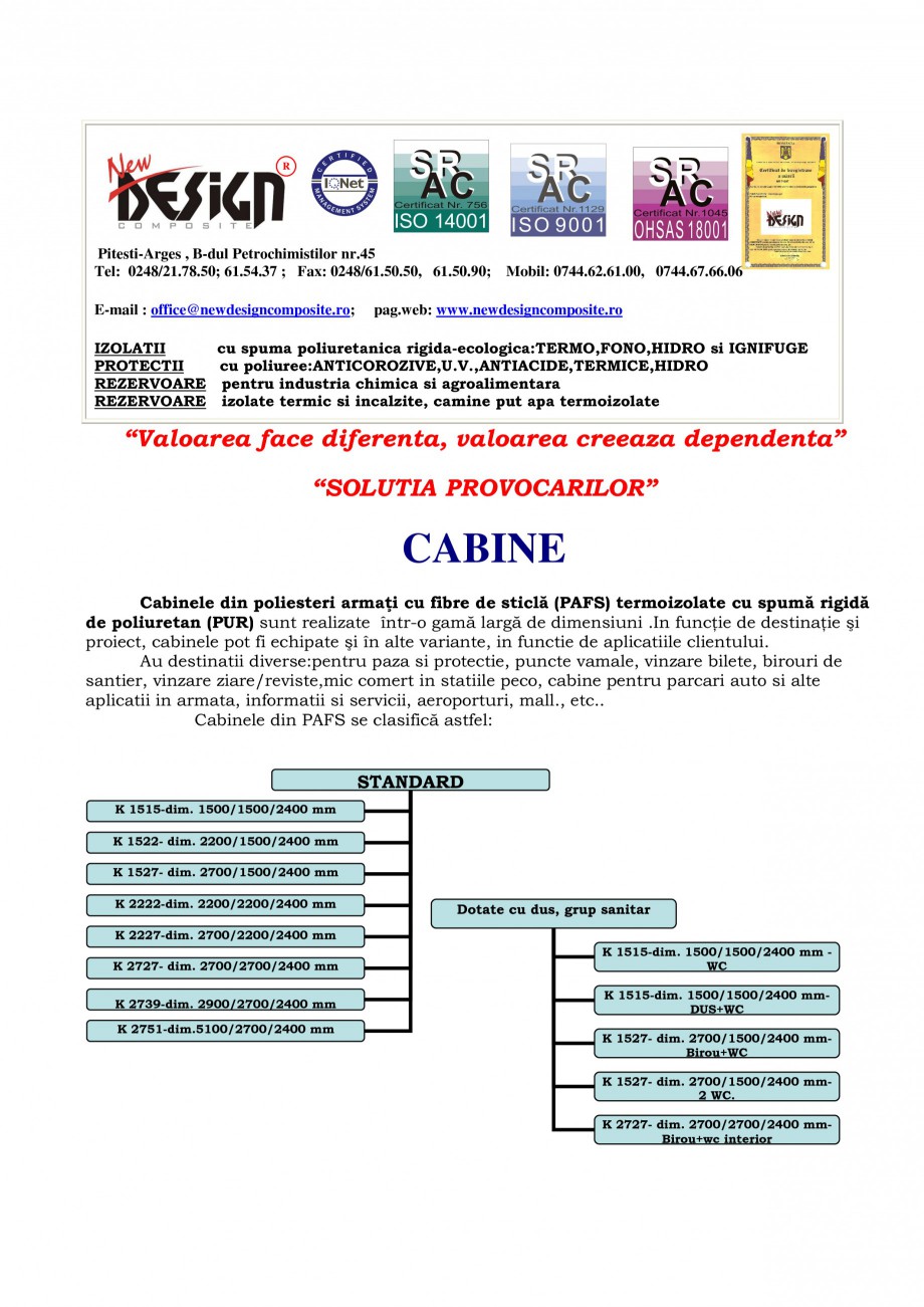 Pagina 1-Toalete ecologice si cabine prefabricate NEW DESIGN COMPOSITE racordabila, chesonata (gen...