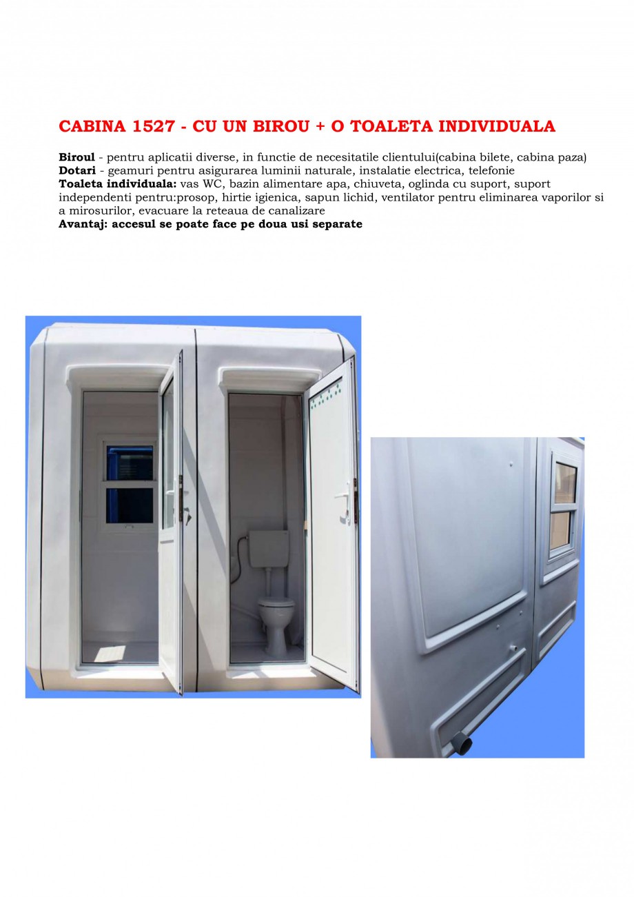 Pagina 5-Toalete ecologice si cabine prefabricate NEW DESIGN COMPOSITE racordabila, chesonata (gen...