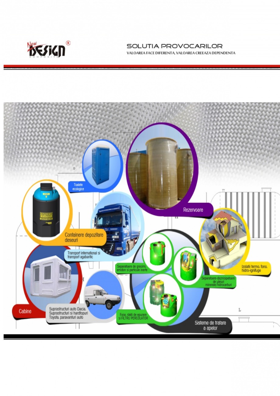 Pagina 1-Sisteme de tratare a apelor NEW DESIGN COMPOSITE UNDER IMHOFF STANDARD, UNDER IMHOFF CLOR STANDARD, ...