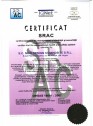 Certificat SRAC OHSAS 18001-2007