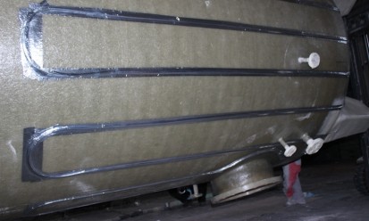 Rezervor suprateran izolat cu spuma poliuretanica Rezervoare supraterane izolate cu spuma poliuretanica