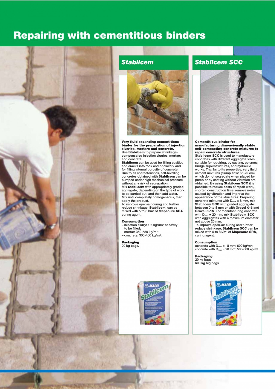 Pagina 34-Mortare, materiale speciale MAPEI Catalog, brosura Engleza  all kinds of flooring where the maximum ...