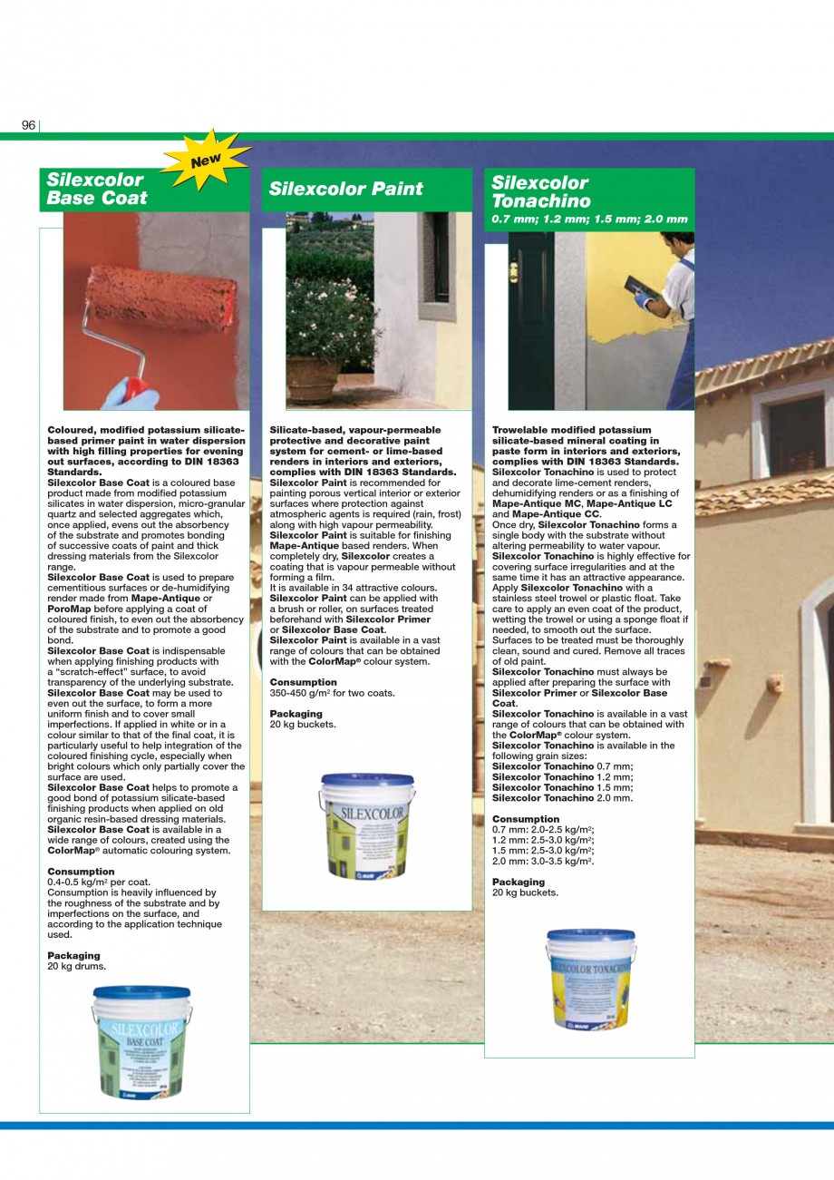 Pagina 98-Mortare, materiale speciale MAPEI Catalog, brosura Engleza G4

Thixotropic epoxy adhesive with...
