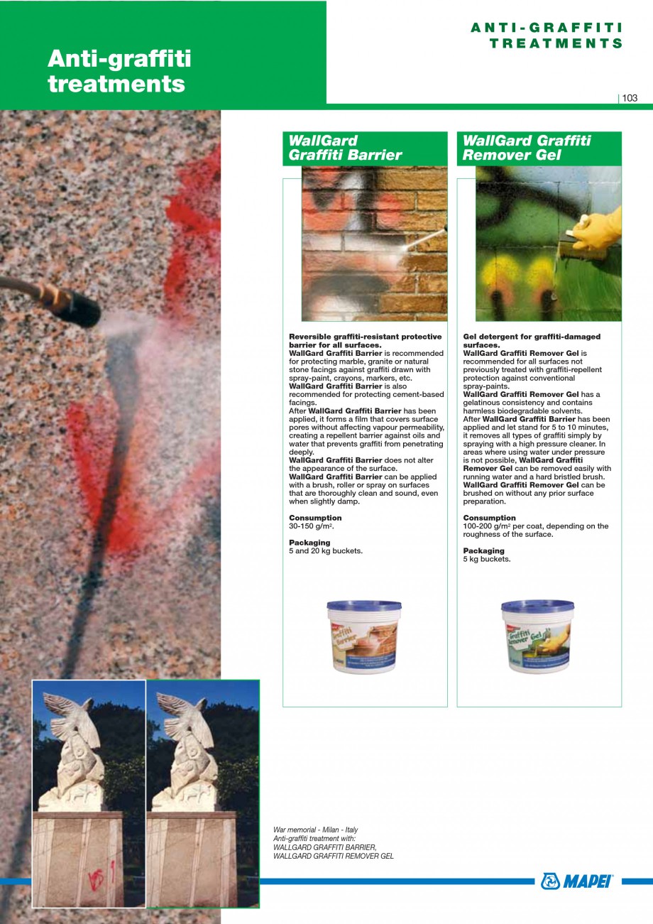 Pagina 105-Mortare, materiale speciale MAPEI Catalog, brosura Engleza imply by pouring Epojet directly into...