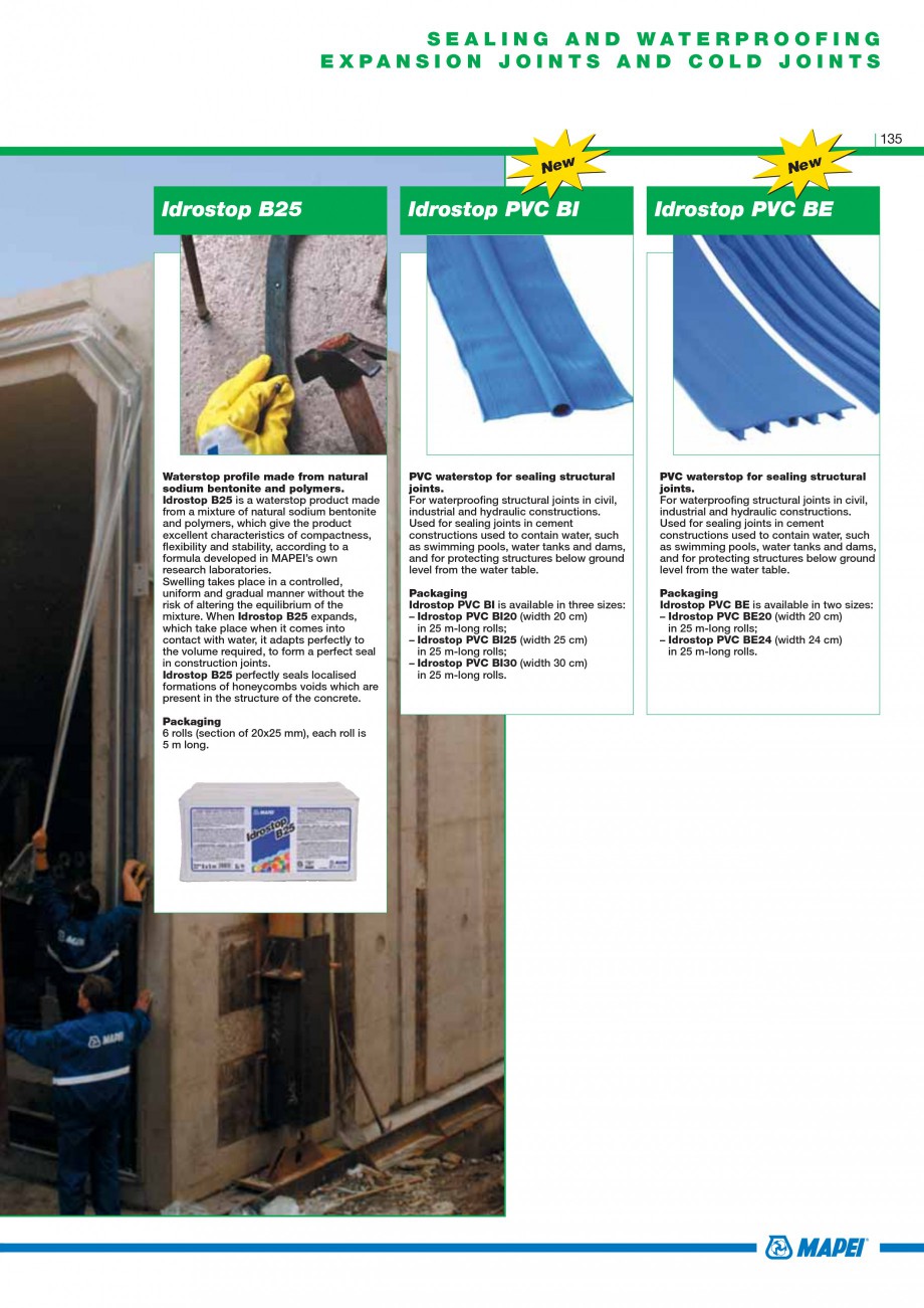 Pagina 137-Mortare, materiale speciale MAPEI Catalog, brosura Engleza ler or brush. Monolastic also bonds...